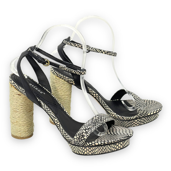 NEW in box Matisse Carmen Leather Sandle Rope Round Block Heel Multiple Sizes - Picture 1 of 8